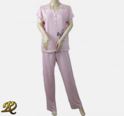 Дамска пижама Теди розова