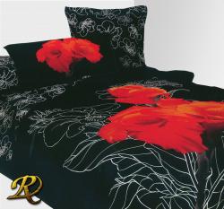 Спален комплект памучен сатен Гладиол