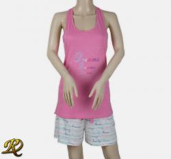 Дамска пижама Рени розова