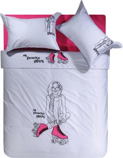 Детски спален комплект Roller Skate White