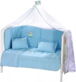 Бебешко спално бельо Baby walk blue