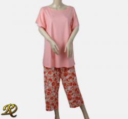 Дамска пижама Ванина праскова