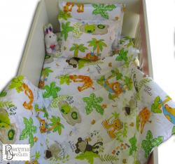 Бебешки спален комплект Памук Африка