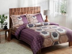 Единичен спален комплект Aspen-Лилав