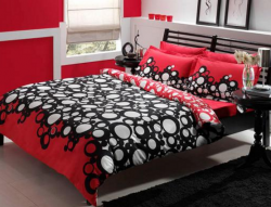 Единичен спален комплект Brazil-червен