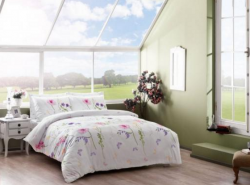 Единичен спален комплект Dalida-розов