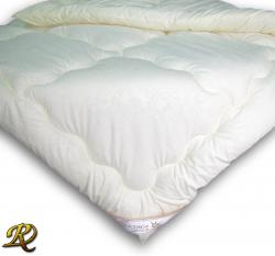 Микрофибърна олекотена завивка Флорал екрю