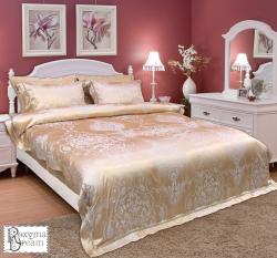 Спален комплект с бродерия Жозефин Старо злато