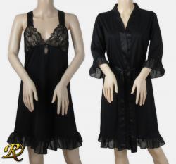 ДАМСКА НОЩНИЦА КАРИНА ЧЕРНО