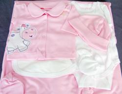 Бебешки комплект за изписване за момиченца