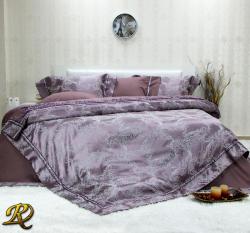 Спален комплект с дантела Ксения лилаво