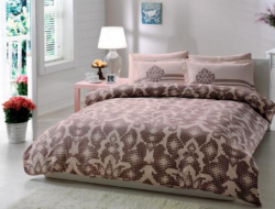 Единичен спален комплект Lunder-кафяв