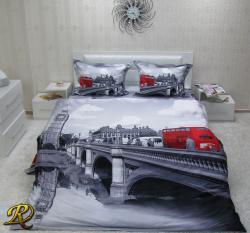 Спален комплект памучен сатен Лондон