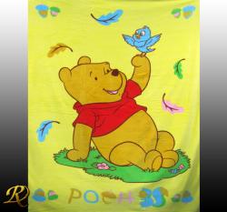 ДЕТСКО ОДЕЯЛО МЕЧО ПУХ С ПТИЧКА