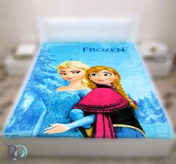 Детско одеяло Фроузен в синьо