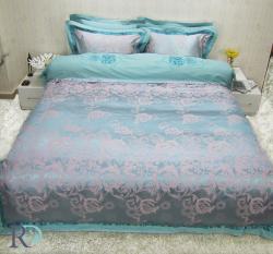  СПАЛЕН КОМПЛЕКТ С БРОДЕРИЯ РОНА ТЮРКОАЗ