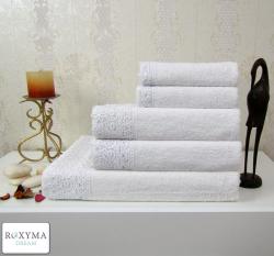 Комплект хавлии с дантела Сиена Бяла