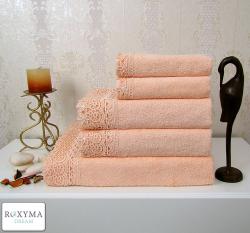 Комплект хавлии с дантела Сиена Праскова