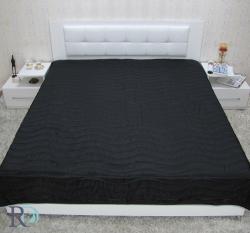 Двулицева кувертюра Тафта черно