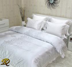 Спален комплект с дантела Тиара бяло