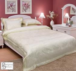 СПАЛЕН КОМПЛЕКТ С БРОДЕРИЯ ВИКТОРИЯ ЕКРЮ